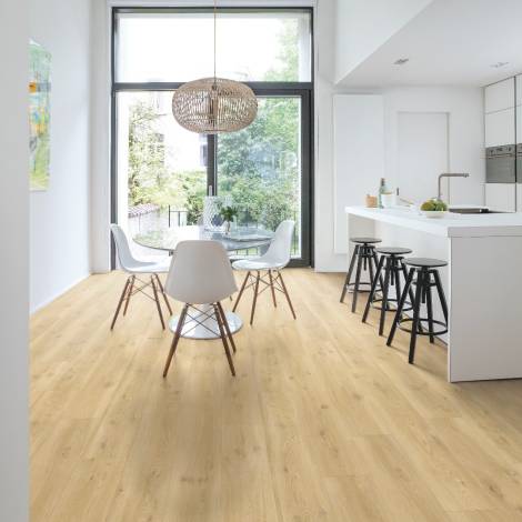 Quickstep PVC Click Drijvende beige eik BLOS BASE