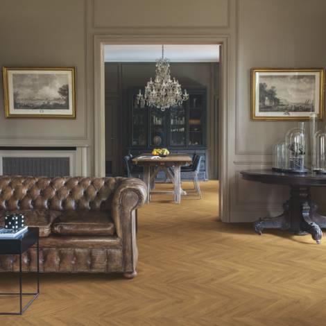 Laminaat Quickstep Impressive Patterns Chevron bruine eik