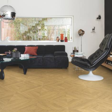 Laminaat Quickstep Impressive Patterns Chevron naturelle eik